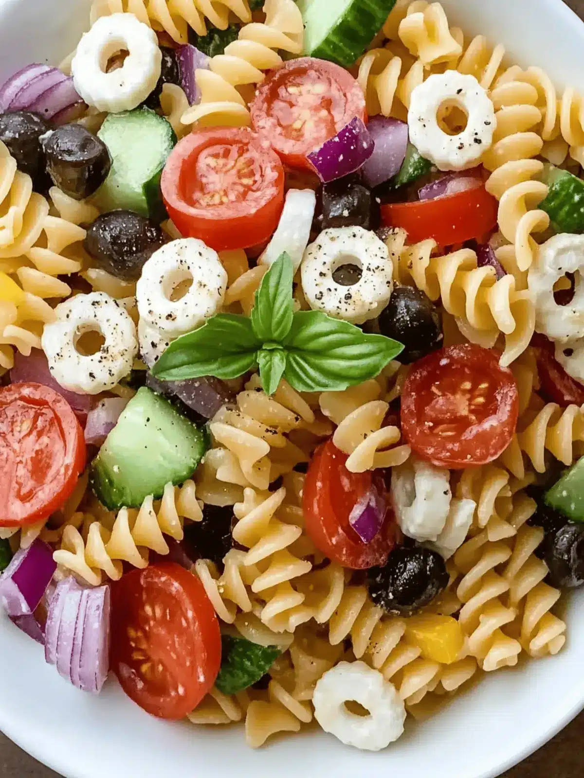 Irresistible Tri Color Pasta Salad That's Just Too Easy to Make 4 Tri Color Pasta Salad