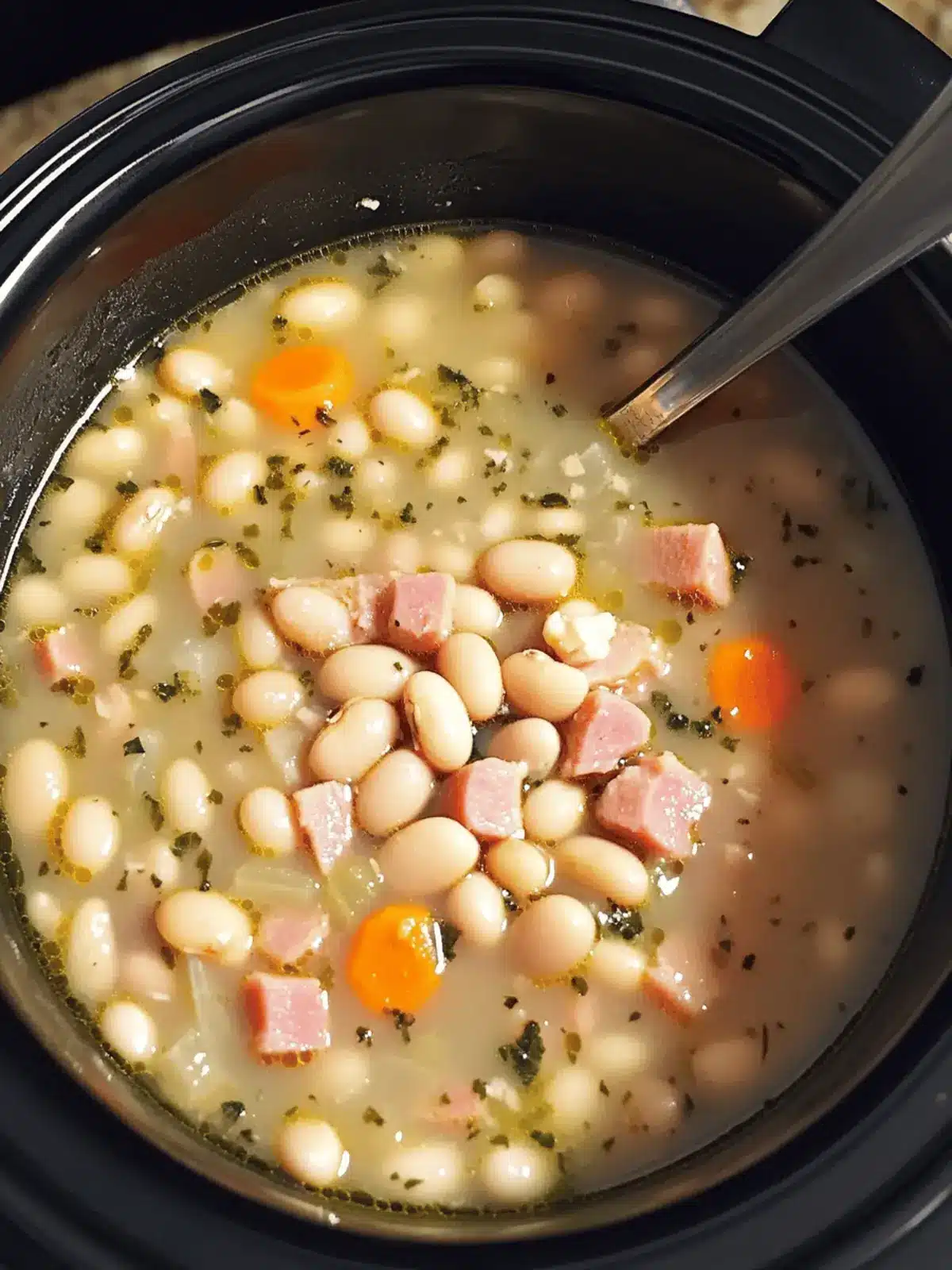 Crockpot White Bean and Ham Soup for Cozy Family Nights 4 Crockpot White Bean and Ham Soup