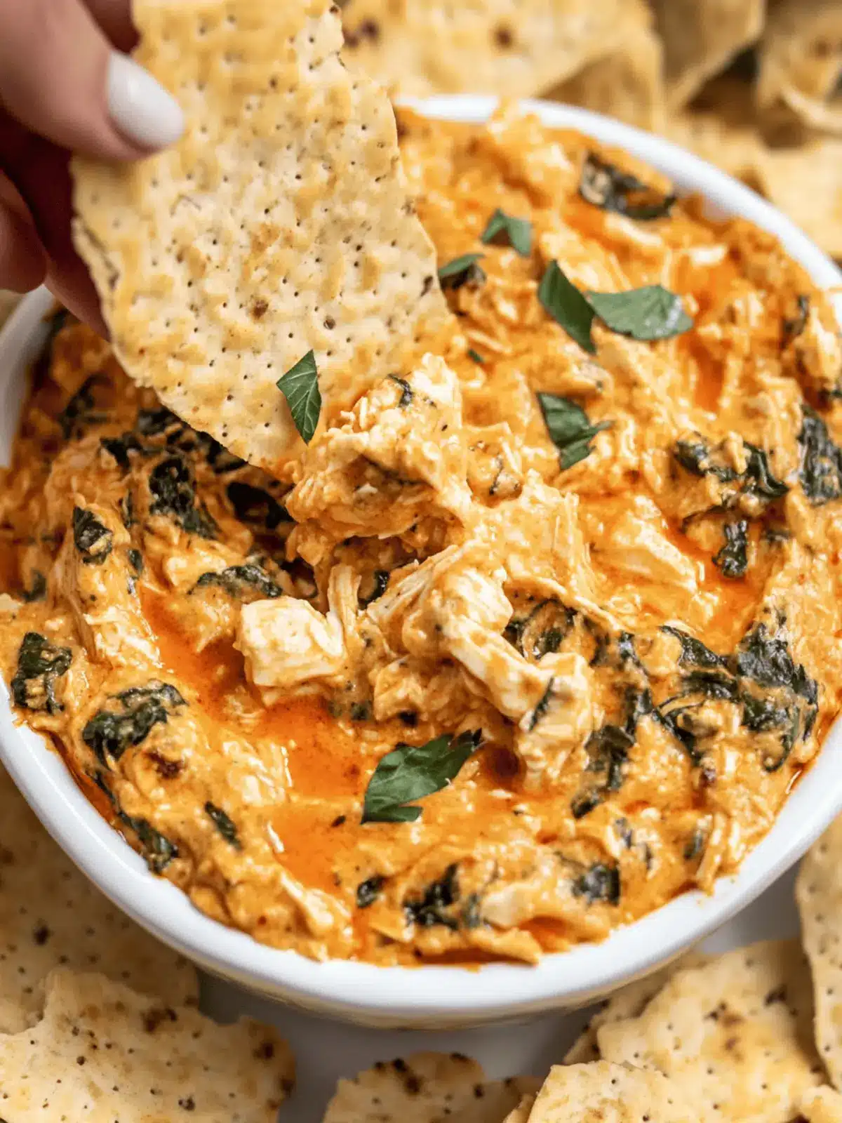 Ultimate Buffalo Chicken Spinach Dip for Game Day Bliss 4 Buffalo Chicken Spinach Dip