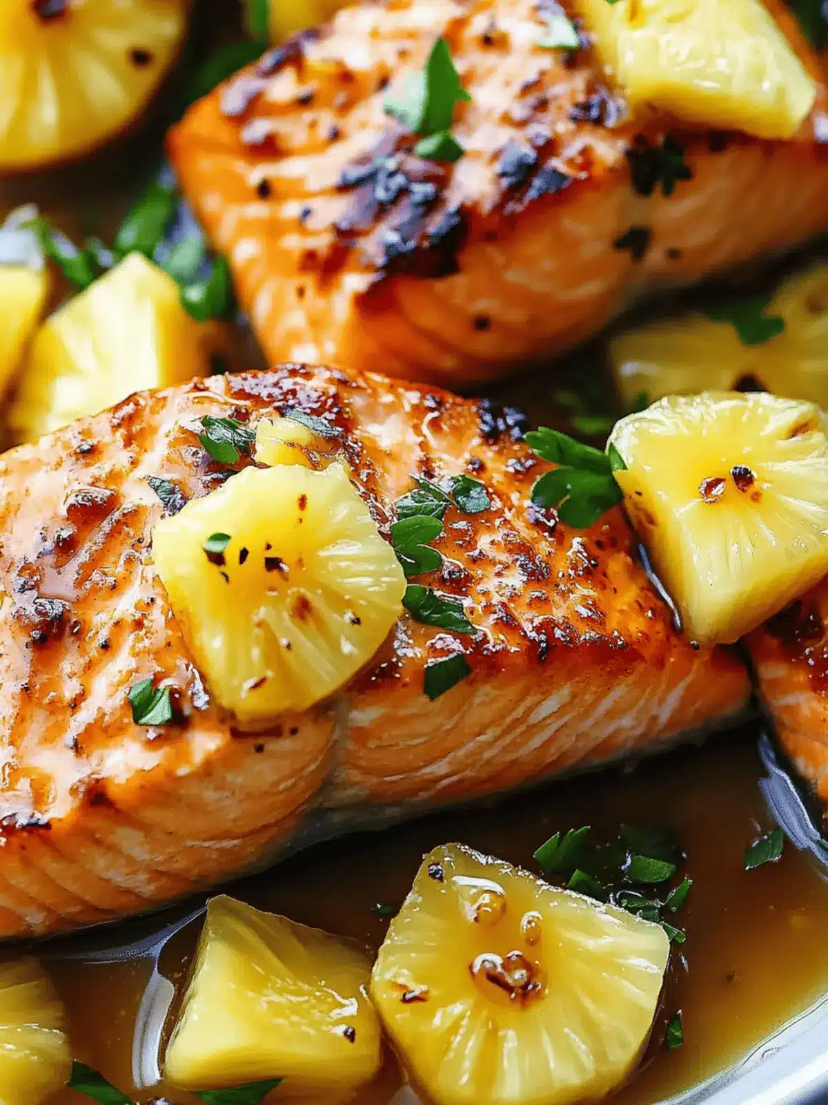 Honey Pineapple Salmon for a Quick Tropical Dinner Delight 2 Honey Pineapple Salmon