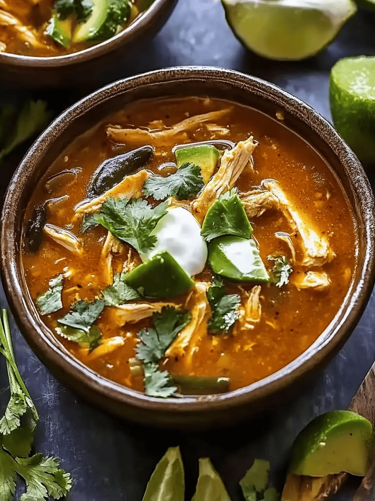 Comforting Poblano Chicken Tortilla Soup for Cozy Nights 4 Poblano Chicken Tortilla Soup
