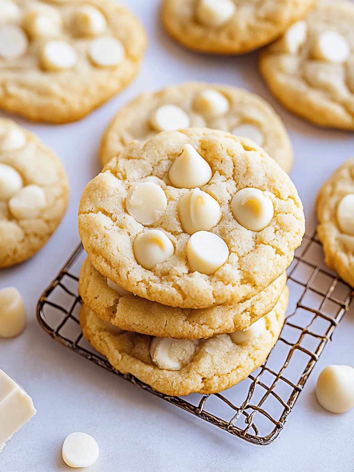 Ultimate Chewy White Chocolate Chip Cookies You’ll Love 5 White Chocolate Chip Cookies