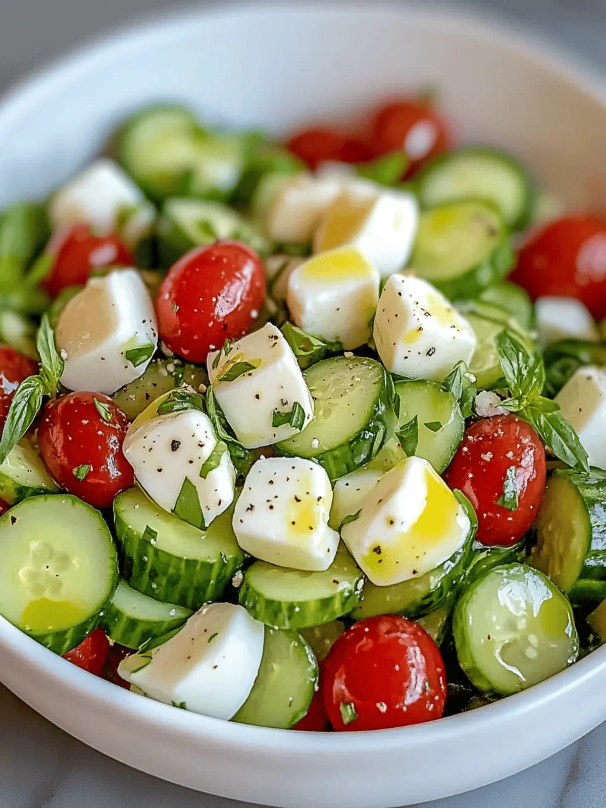 Zesty Cucumber Mozzarella Salad Perfect for Summer Feasts 2 Cucumber Mozzarella Salad