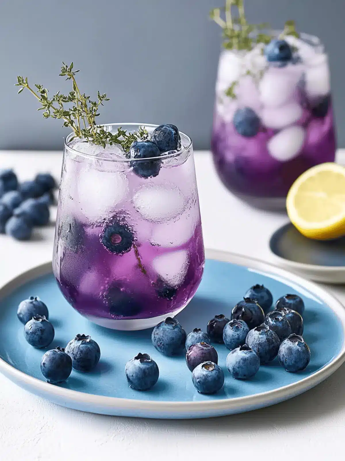 Blueberry Thyme Gin Fizz: Your Summer Sip of Happiness 3 Blueberry Thyme Gin Fizz