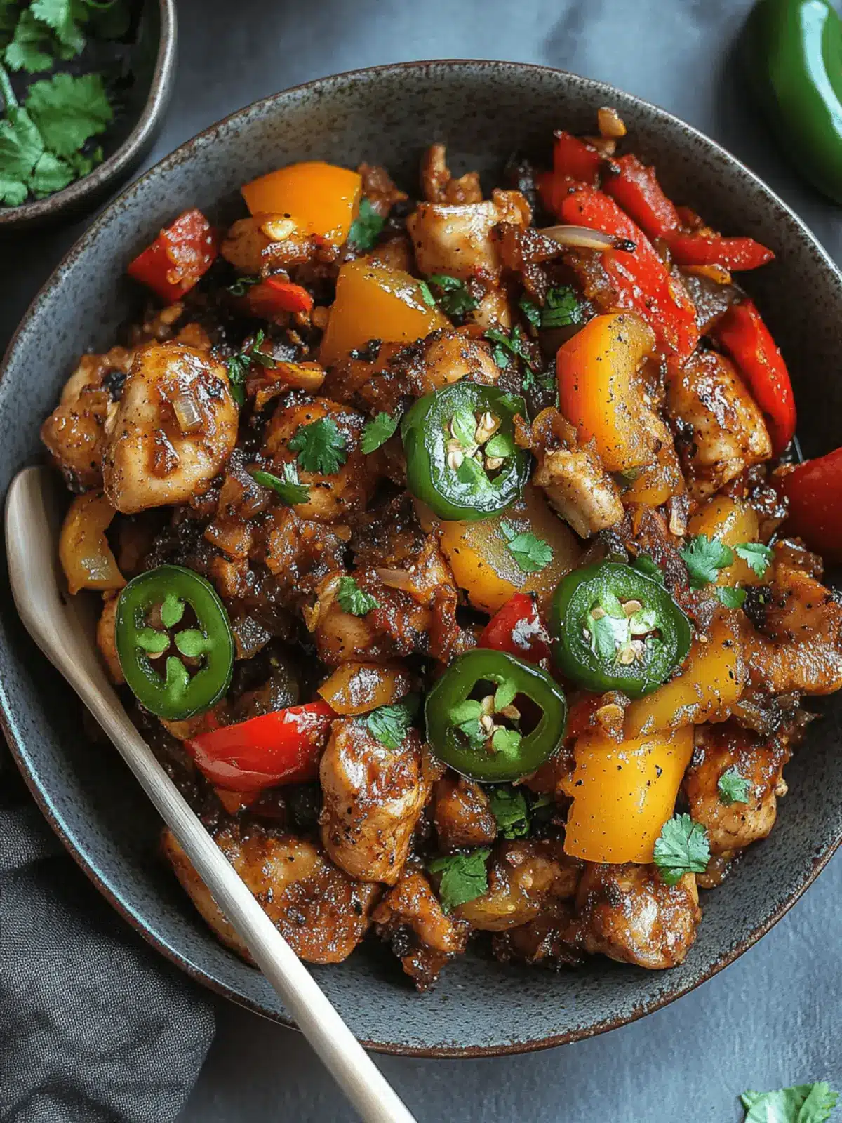 Spicy Jalapeno Chicken with Bell Peppers: Quick Flavor Boost! 3 Jalapeno Chicken with Bell Peppers