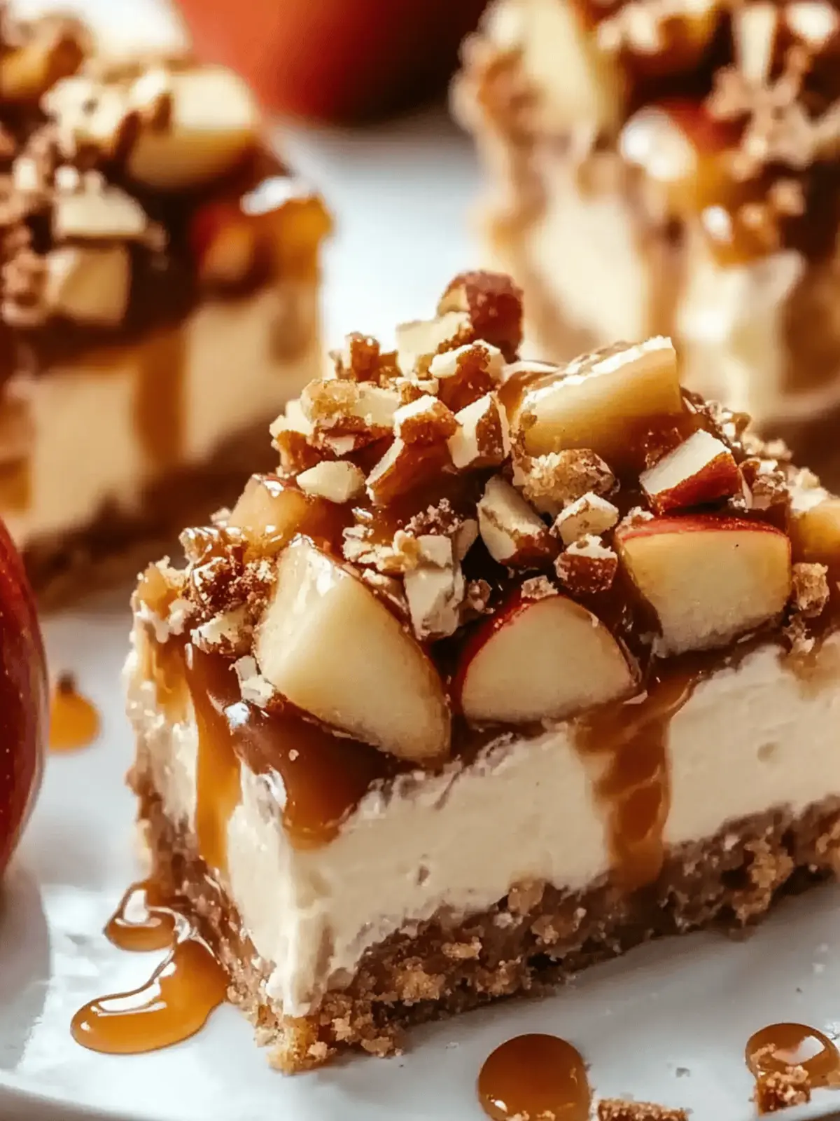 Caramel Apple Cheesecake Bars You Can't Resist Making 5 Caramel Apple Cheesecake Bars