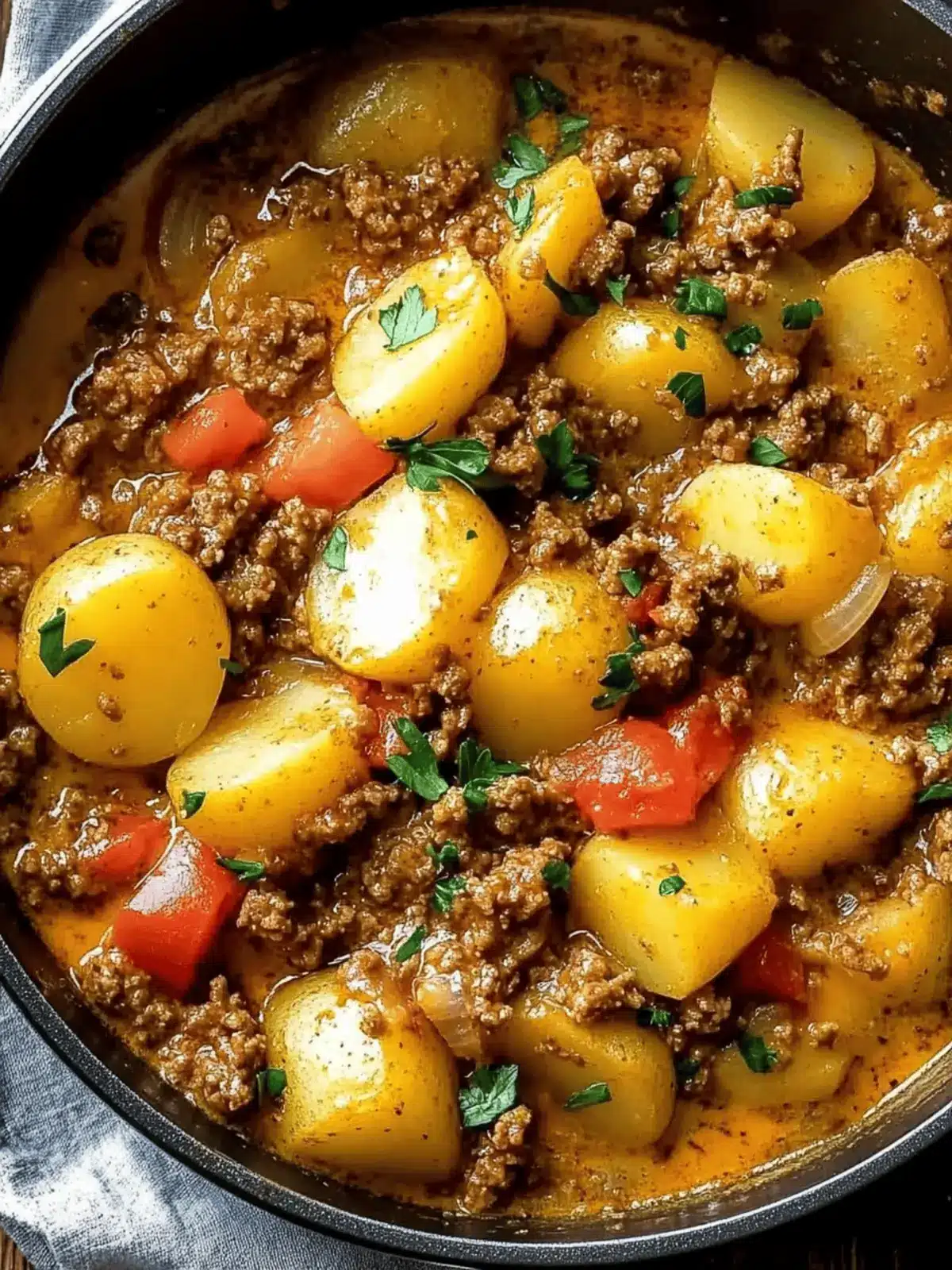 One Pot Ground Beef & Potatoes for Cozy Weeknight Dinners 5 One Pot Ground Beef & Potatoes