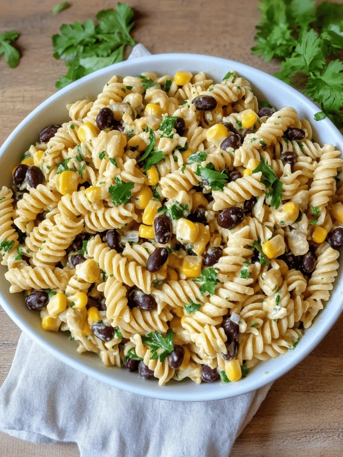 Delicious Black Bean and Corn Pasta Salad with Lime Twist 2 Black Bean and Corn Pasta Salad