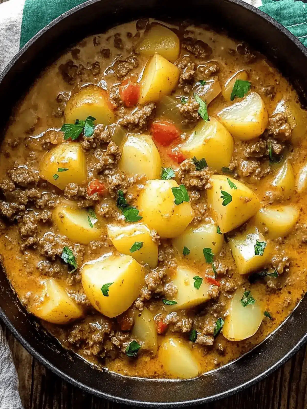 One Pot Ground Beef & Potatoes for Cozy Weeknight Dinners 4 One Pot Ground Beef & Potatoes