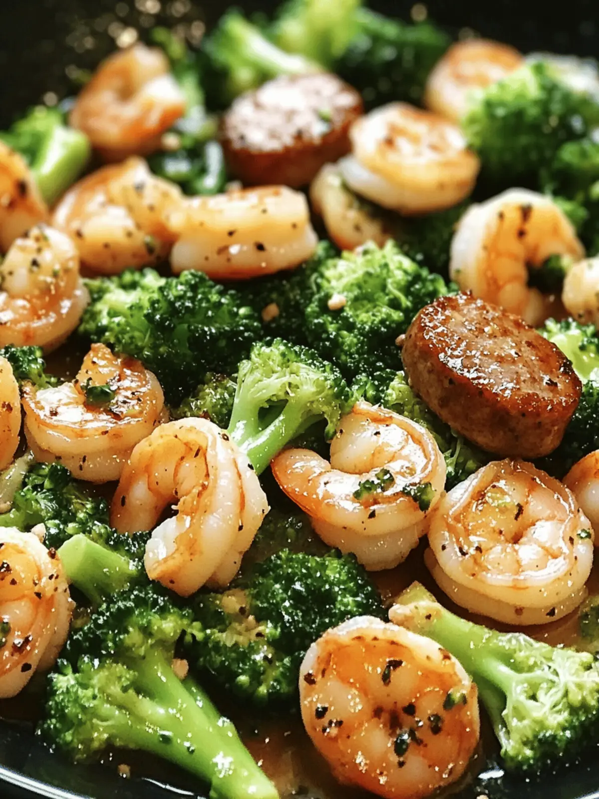 Garlic Butter Shrimp Sausage and Broccoli: Your Quick Dinner Win 5 Garlic Butter Shrimp Sausage and Broccoli