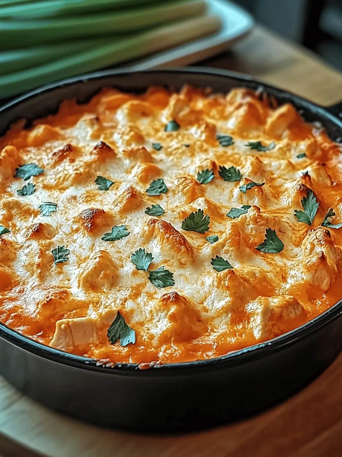 Buffalo Chicken Dip with Cream Cheese: Crowd-Pleasing Delight 4 Buffalo Chicken Dip with Cream Cheese