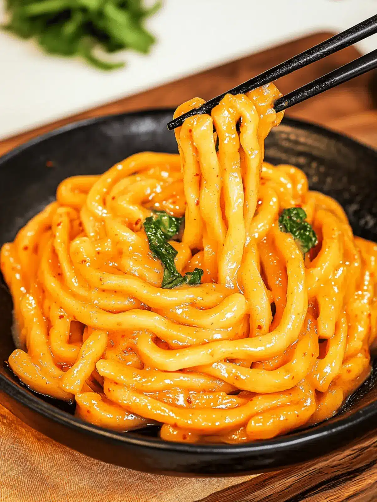 Creamy Gochujang Udon Noodles for a Spicy Comfort Feast 3 Creamy Gochujang Udon Noodles