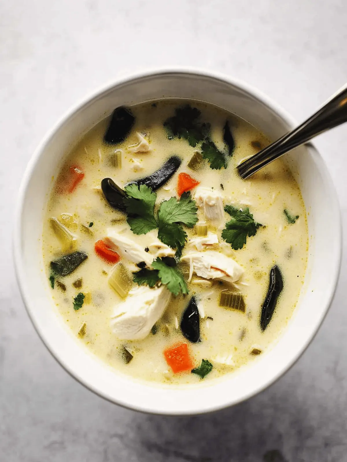 Creamy Chicken Poblano Soup Perfect for Cozy Nights 5 Creamy Chicken Poblano Soup