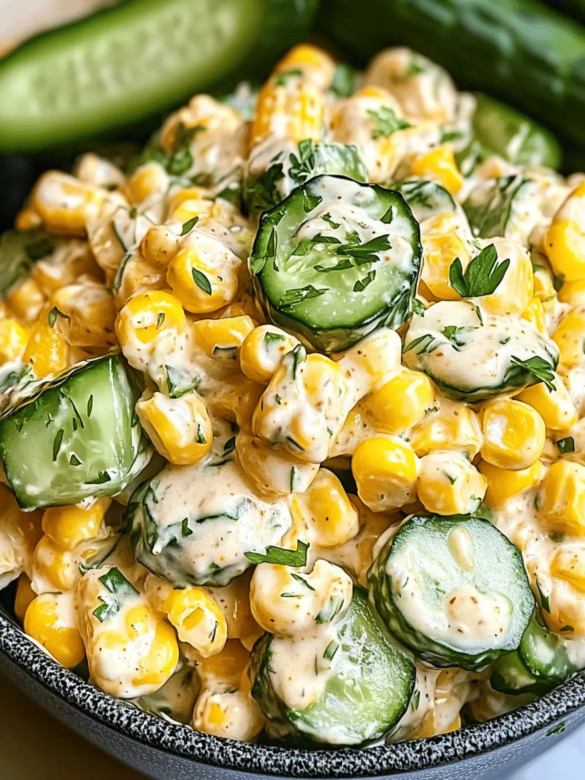 Street Corn Creamy Cucumber Salad for a Refreshing Summer Treat 5 Street Corn Creamy Cucumber Salad