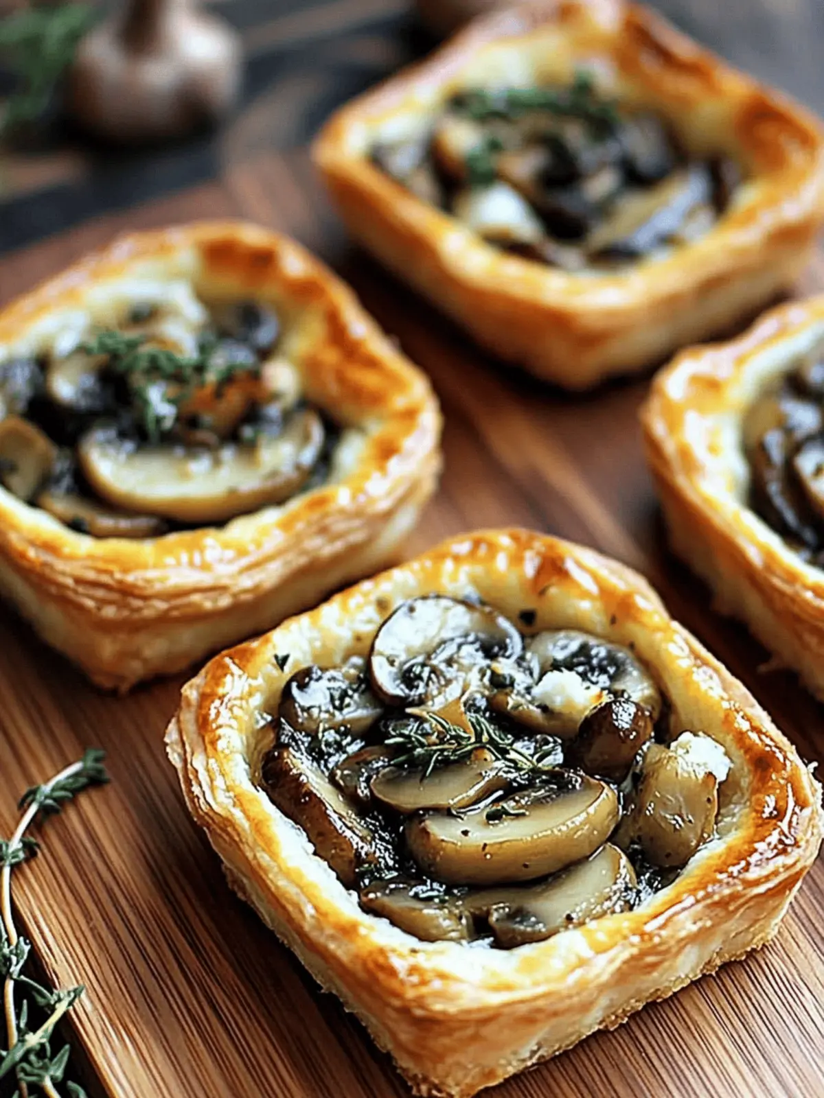 Mushroom Shallot Herbed Goat Cheese Tarts for Any Occasion 5 Mushroom Shallot Herbed Goat Cheese Tarts
