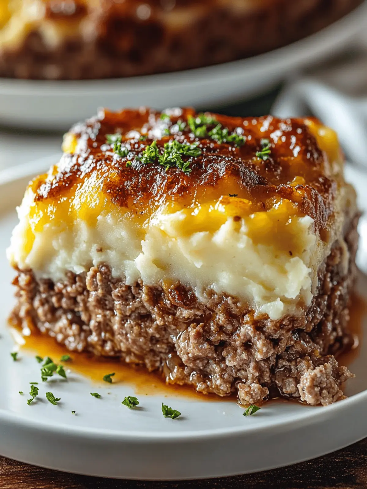 Ultimate Meatloaf with Mashed Potatoes and Cheese Bliss 5 Meatloaf with Mashed Potatoes and Cheese