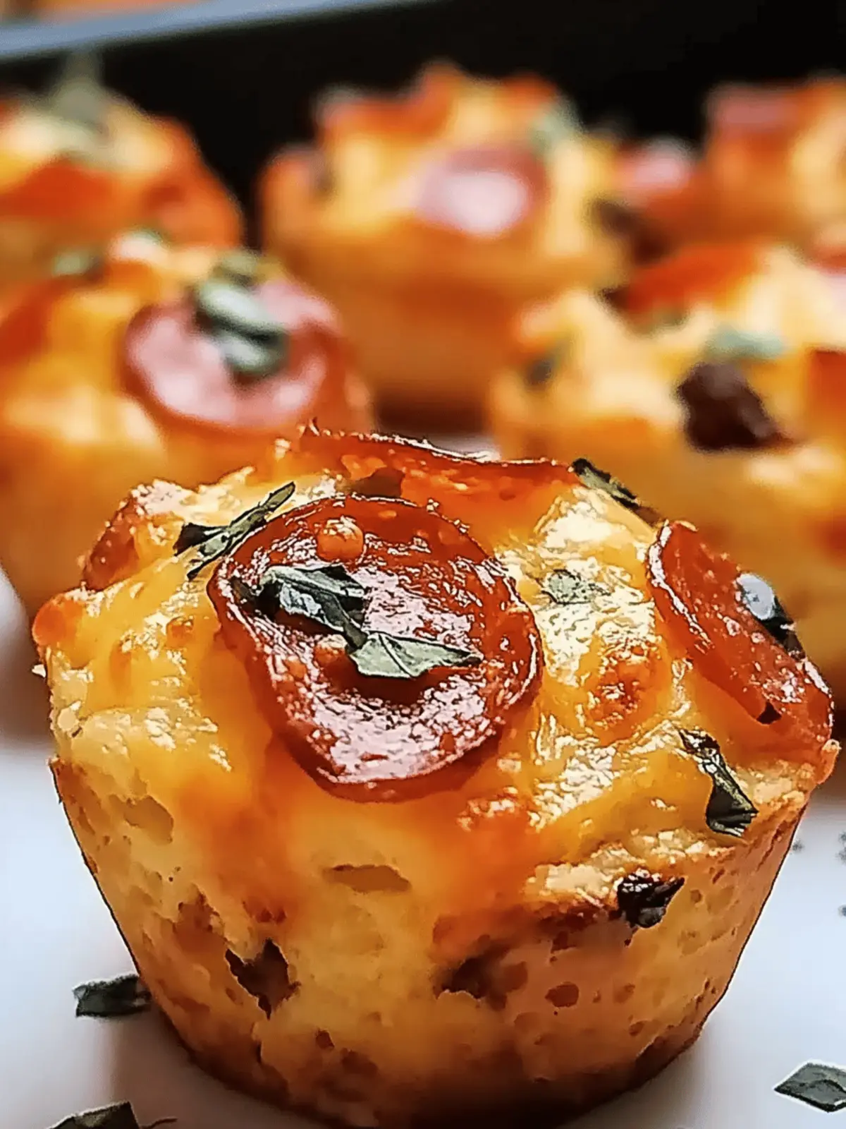 Pizza Muffins with Biscuits: Fun, Easy Treats for Everyone! 2 Pizza Muffins with Biscuits