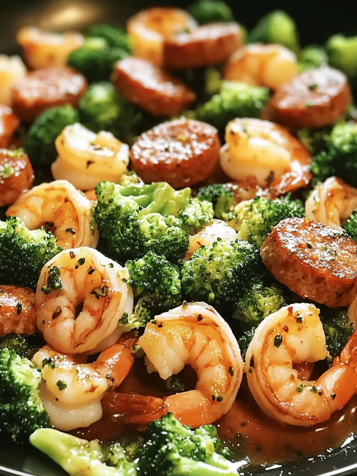 Garlic Butter Shrimp Sausage and Broccoli: Your Quick Dinner Win 2 Garlic Butter Shrimp Sausage and Broccoli
