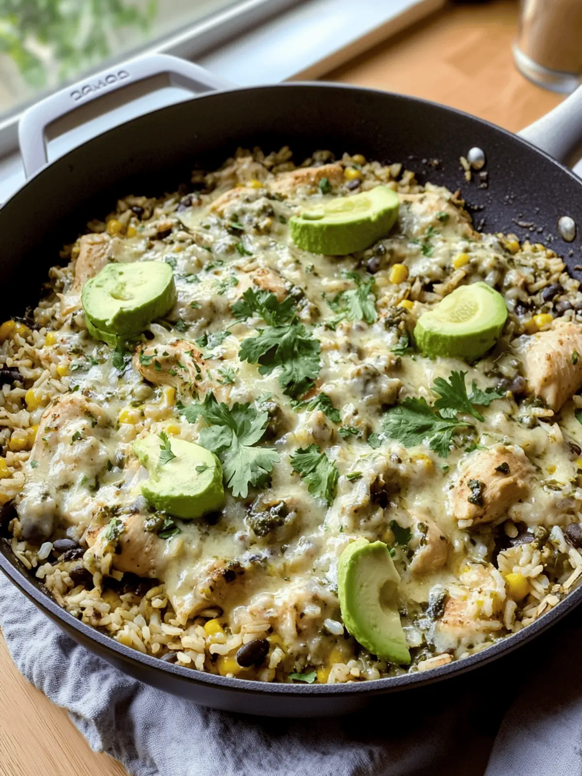Salsa Verde Chicken & Rice Skillet Your Easy Dinner Solution 5 Salsa Verde Chicken & Rice Skillet