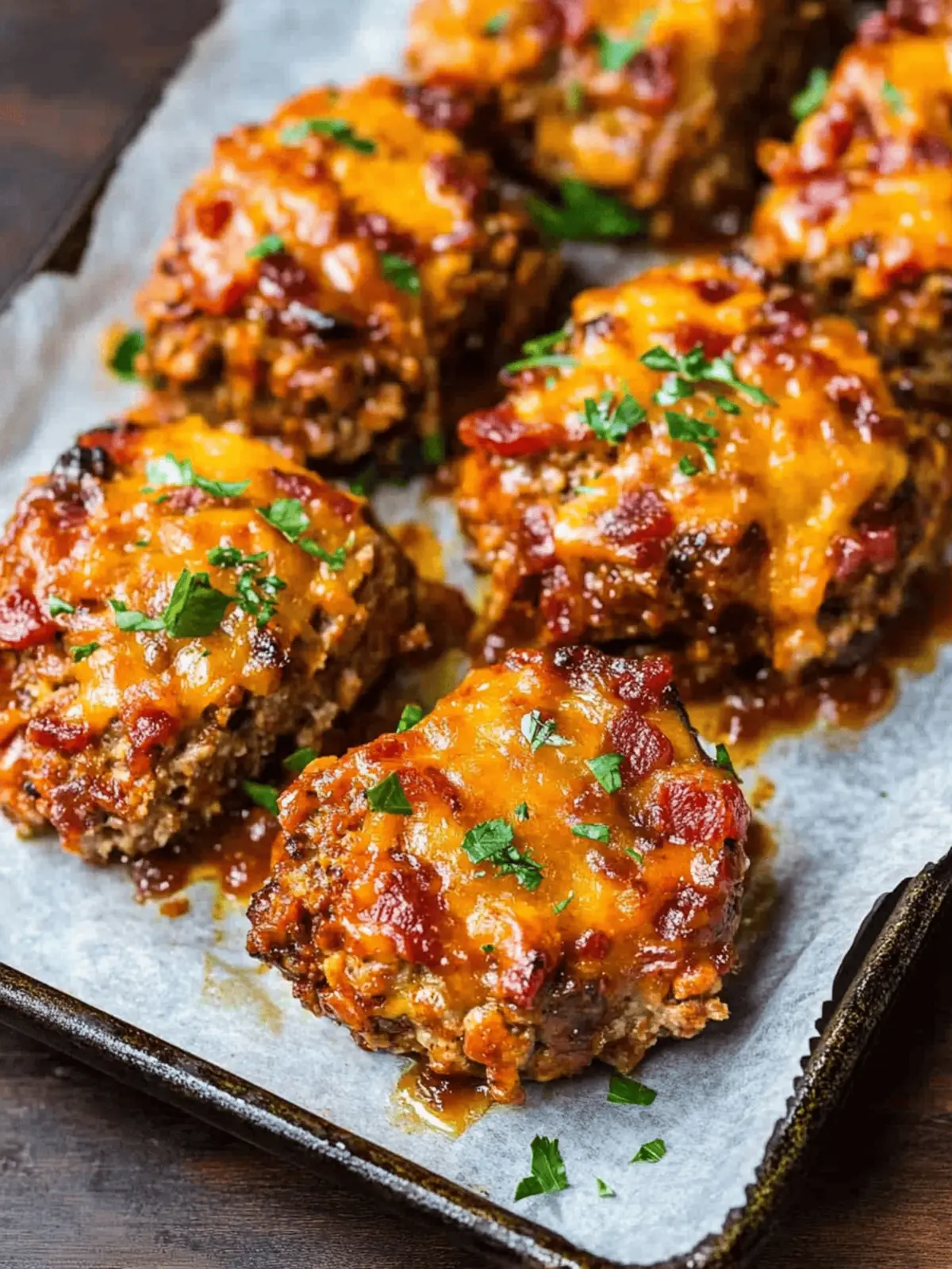 Mini BBQ Bacon Cheddar Meatloaf for Easy Family Comfort 3 Mini BBQ Bacon Cheddar Meatloaf