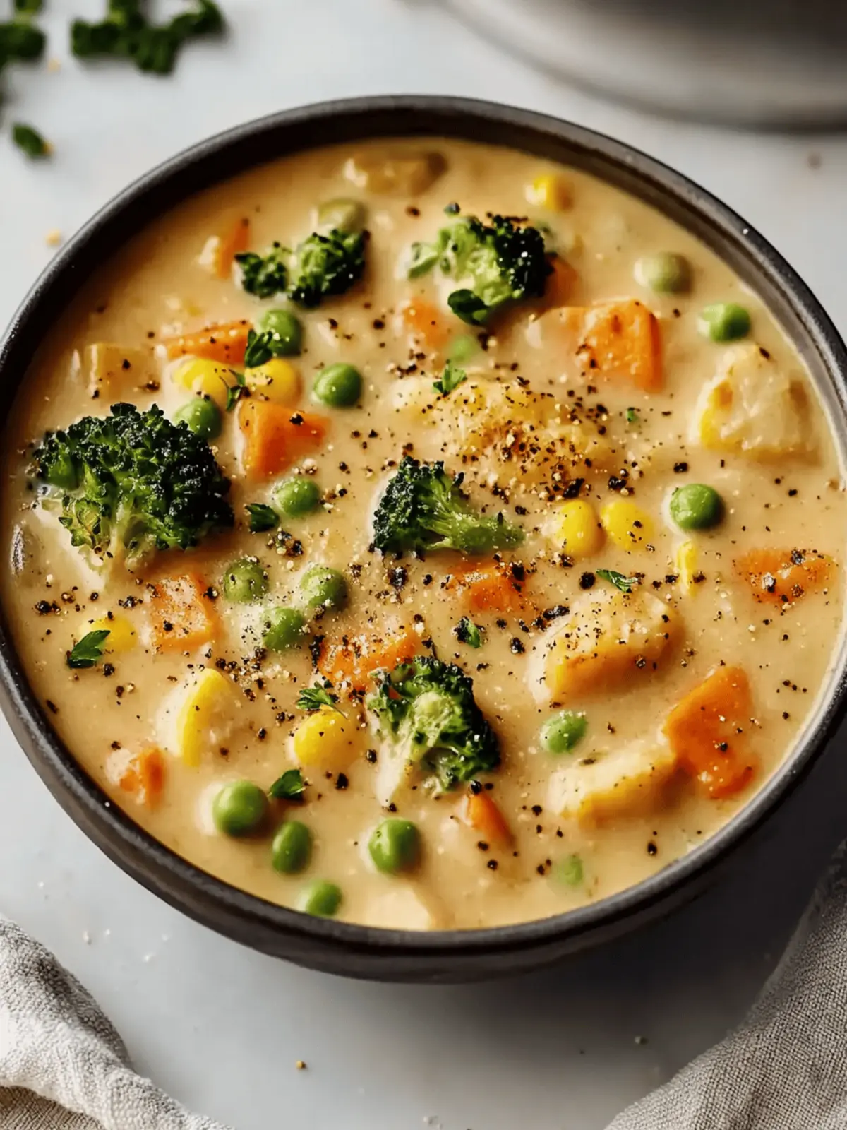 Hearty Veggie Pot Pie Soup for Cozy Weeknight Comfort 3 Veggie Pot Pie Soup