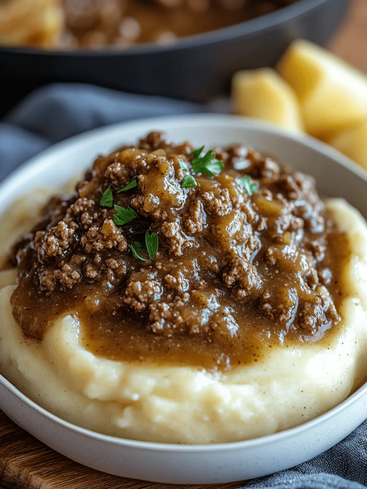 Savory Ground Beef and Gravy for Quick Comfort Food Nights 2 Ground Beef and Gravy
