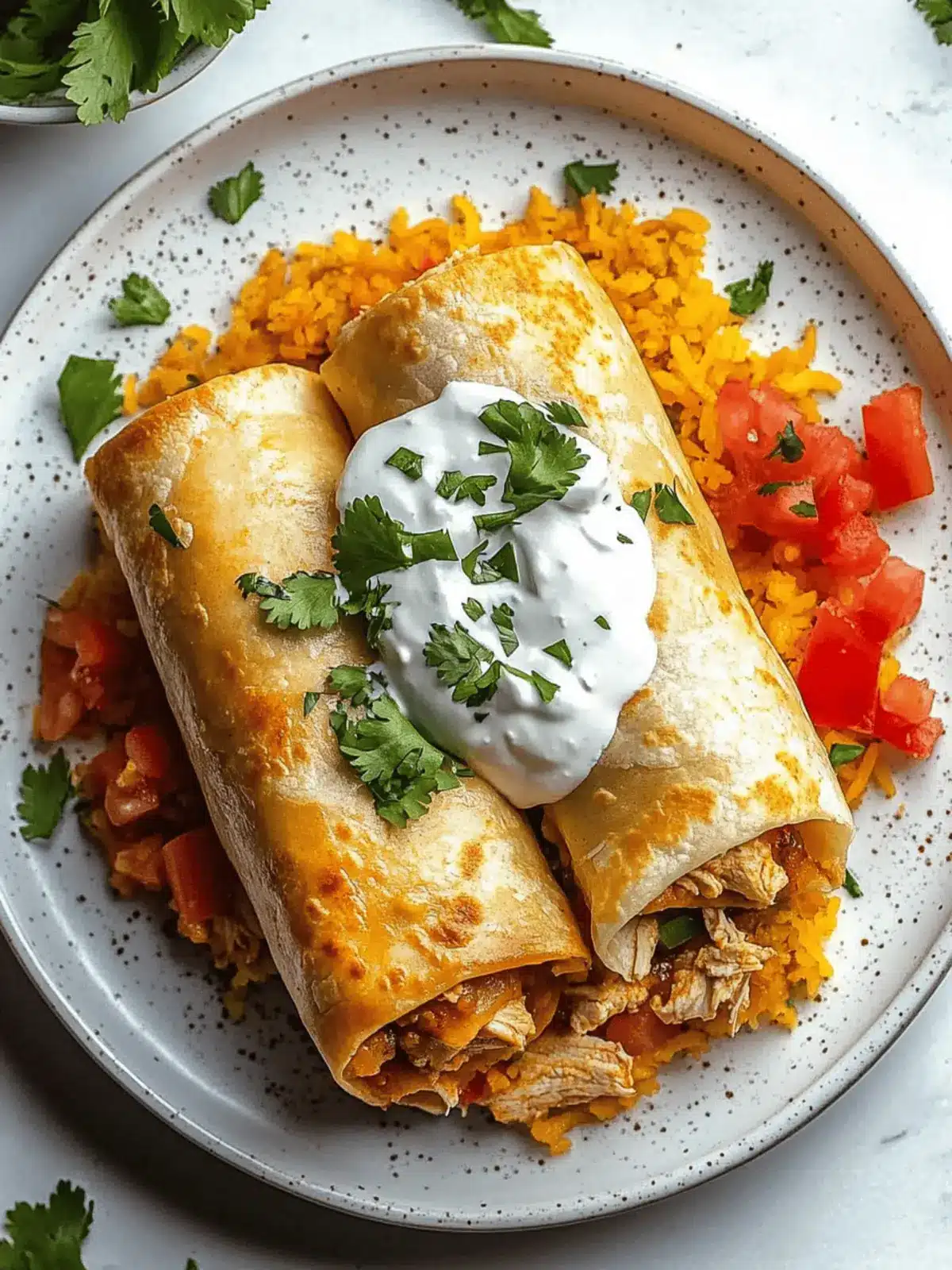 Crispy Chicken Chimichangas for Fast & Flavorful Meals 4 Chicken Chimichangas