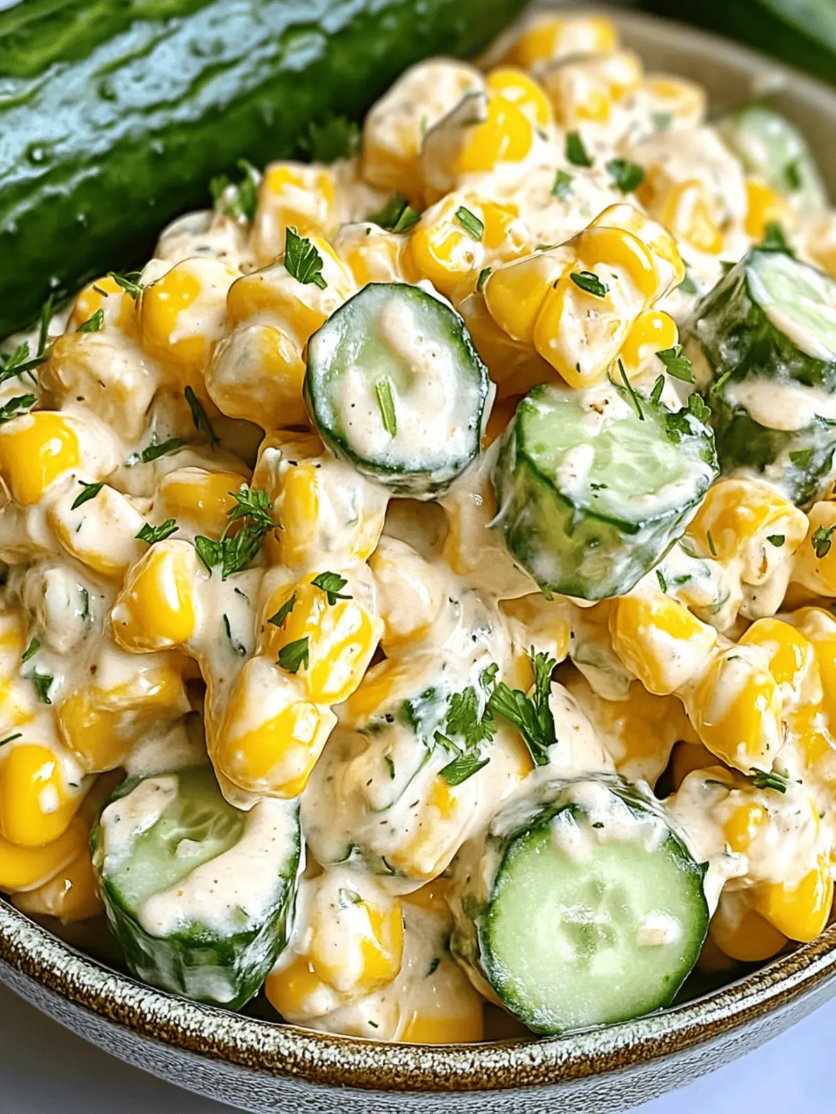 Street Corn Creamy Cucumber Salad for a Refreshing Summer Treat 3 Street Corn Creamy Cucumber Salad