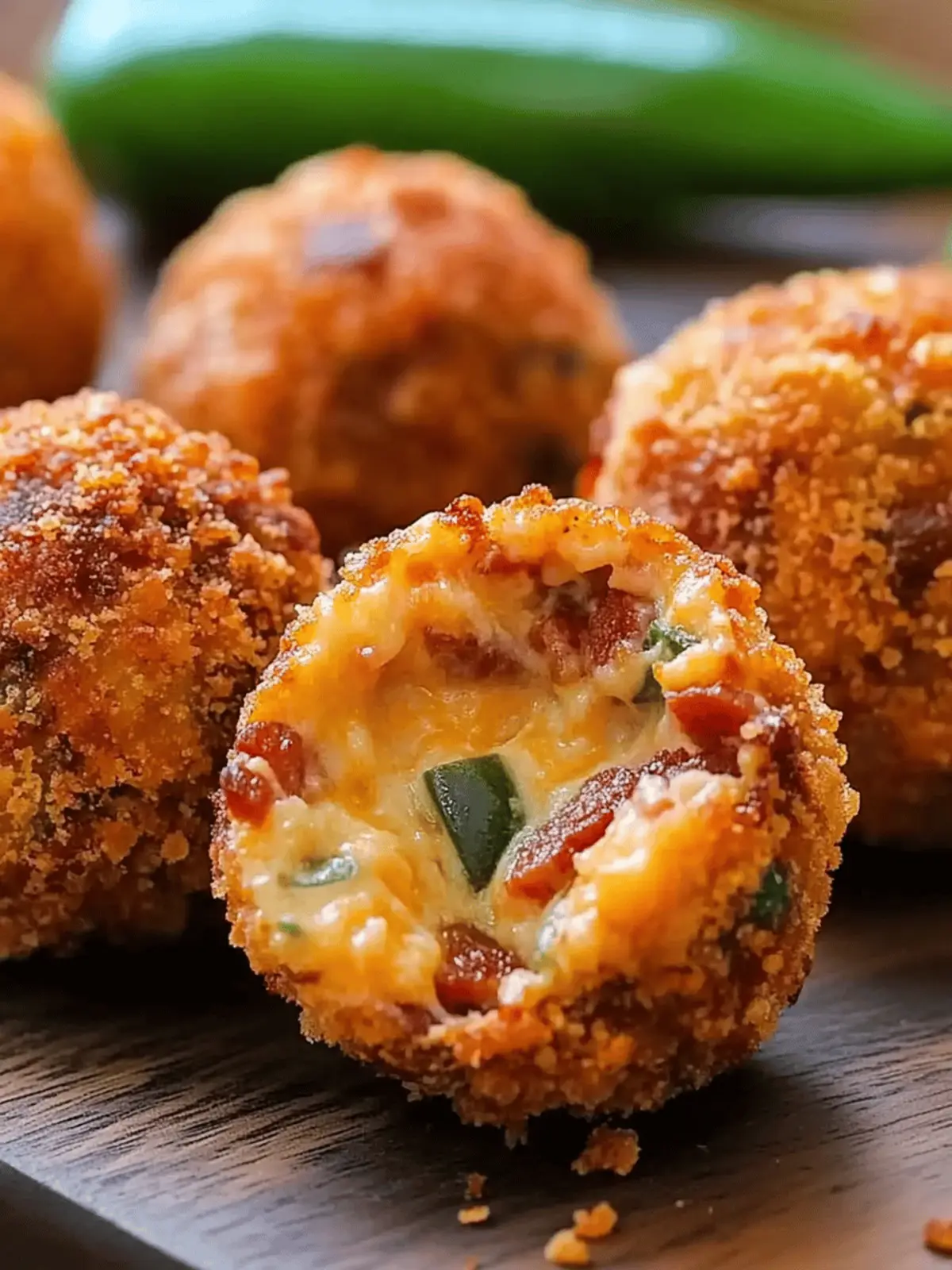 Bacon Jalapeño Popper Cheese Balls: Irresistibly Creamy Bites 4 Bacon Jalapeño Popper Cheese Balls