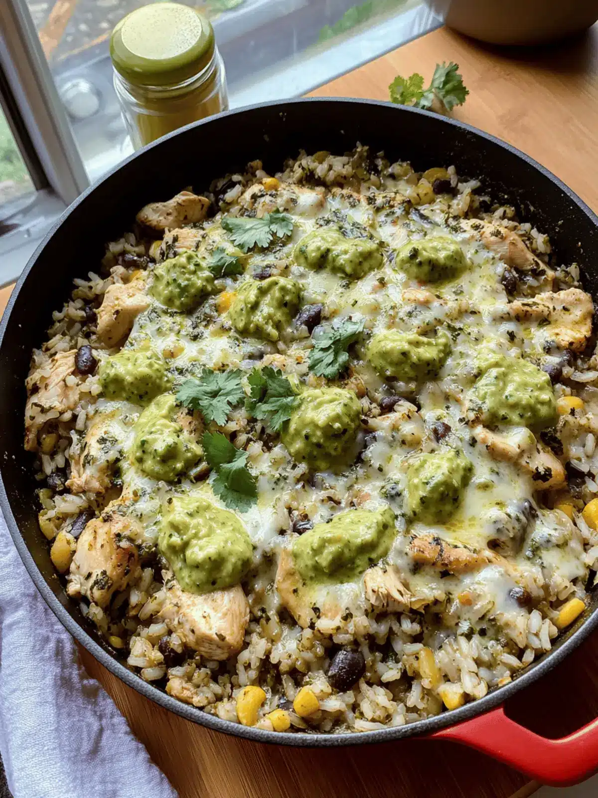 Salsa Verde Chicken & Rice Skillet Your Easy Dinner Solution 4 Salsa Verde Chicken & Rice Skillet