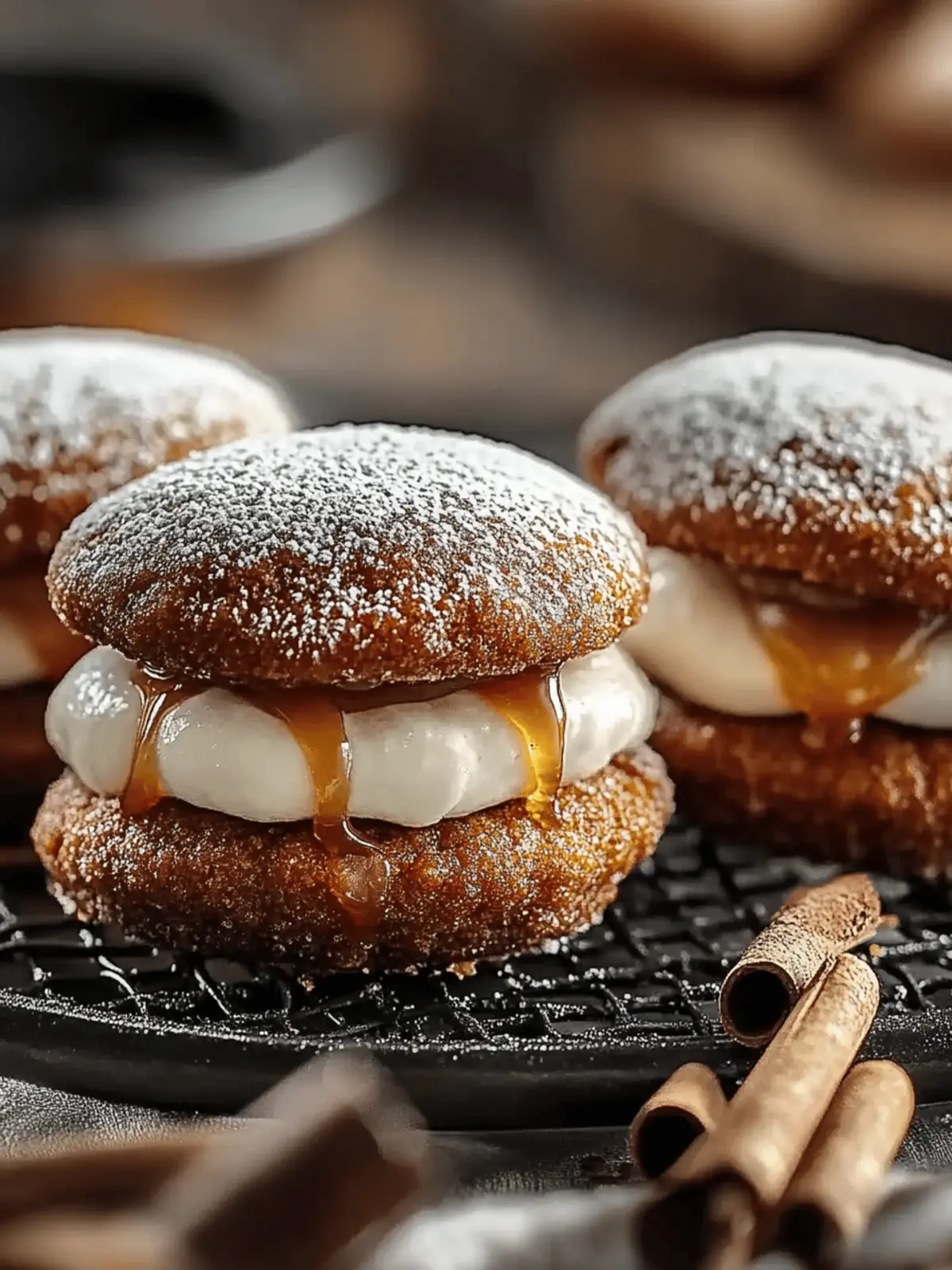 Delightful Apple Cider Whoopie Pie Cookies with Caramel Magic 2 Apple Cider Whoopie Pie Cookies with Caramel