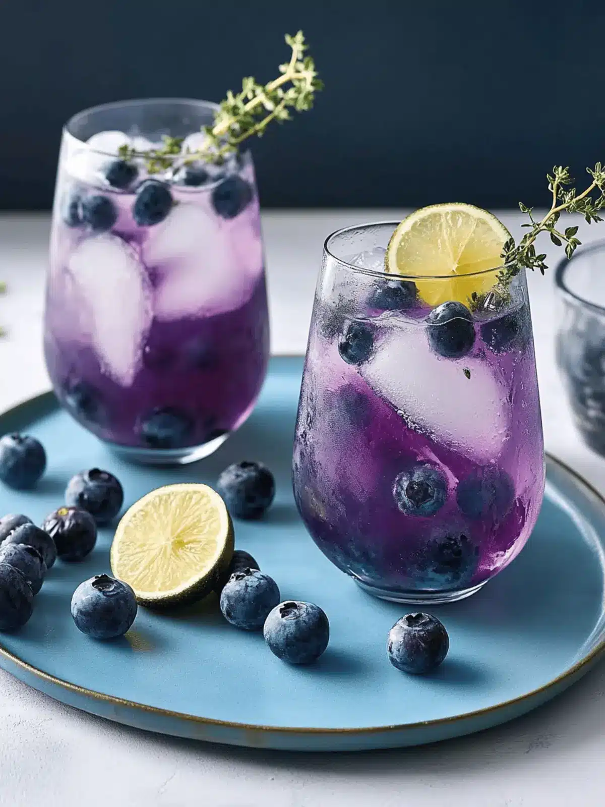 Blueberry Thyme Gin Fizz: Your Summer Sip of Happiness 2 Blueberry Thyme Gin Fizz
