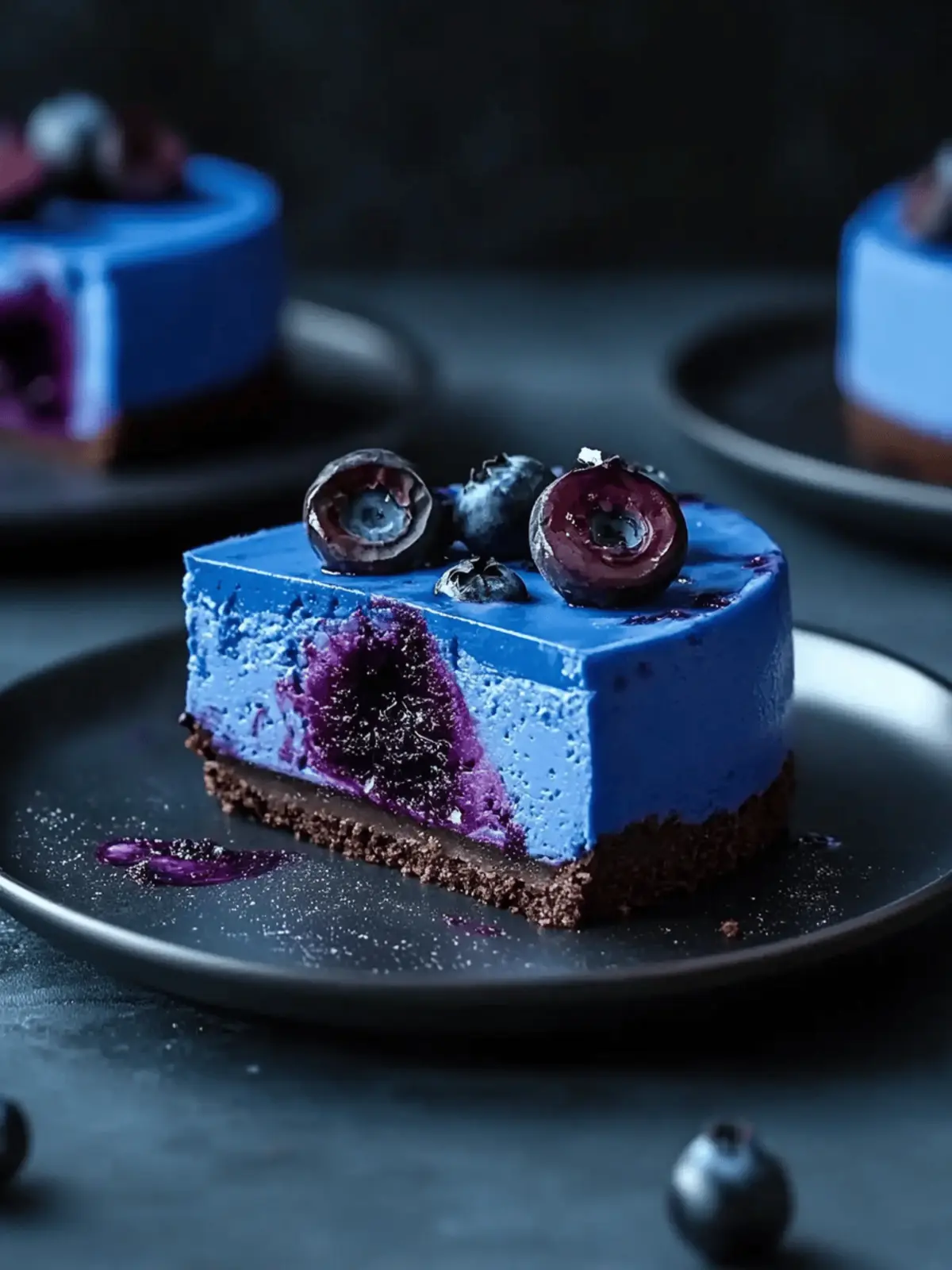 Ravenclaw Midnight Blueberry Cheesecake for Magical Moments 5 Ravenclaw Midnight Blueberry Cheesecake