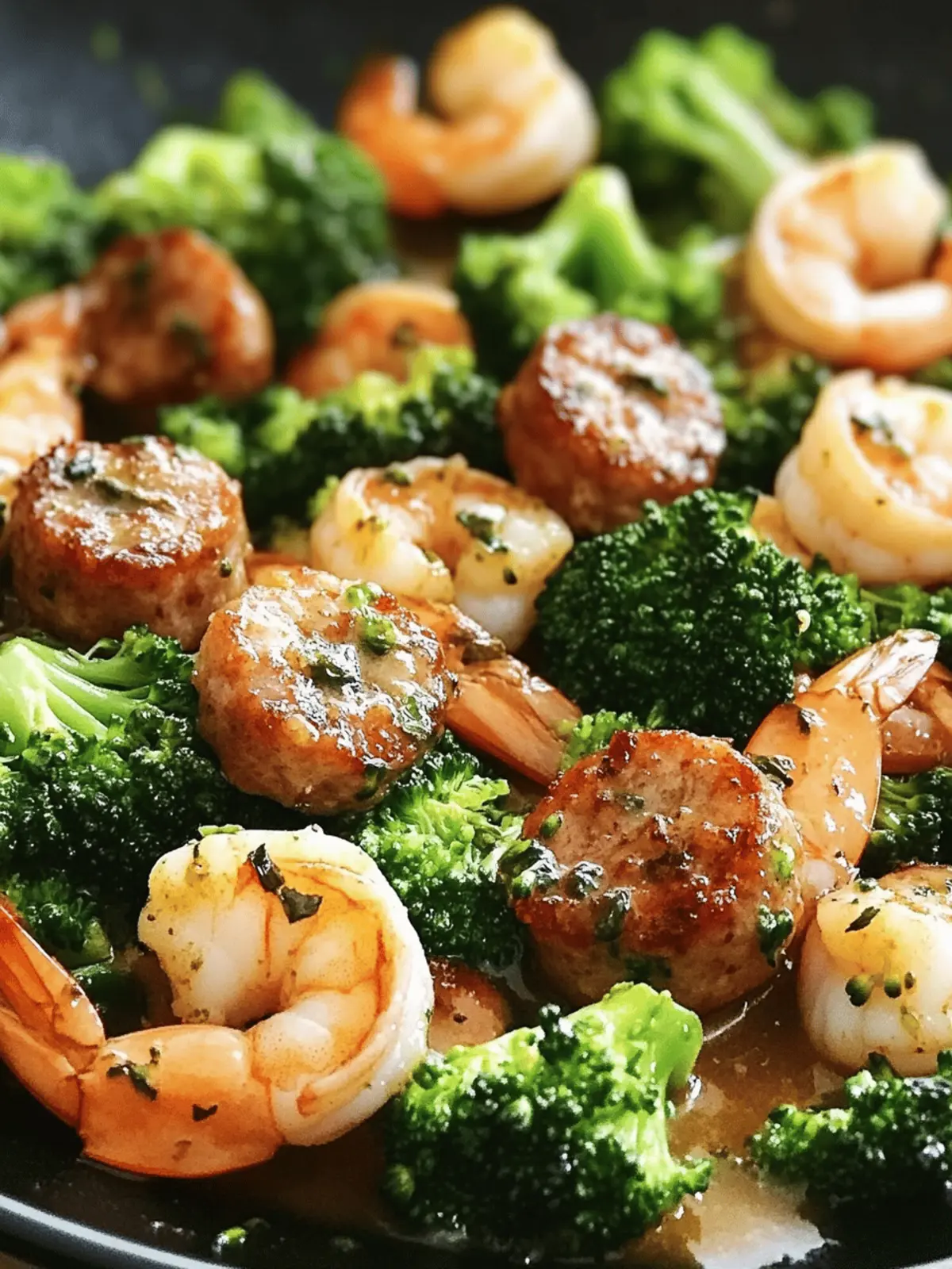Garlic Butter Shrimp Sausage and Broccoli: Your Quick Dinner Win 4 Garlic Butter Shrimp Sausage and Broccoli