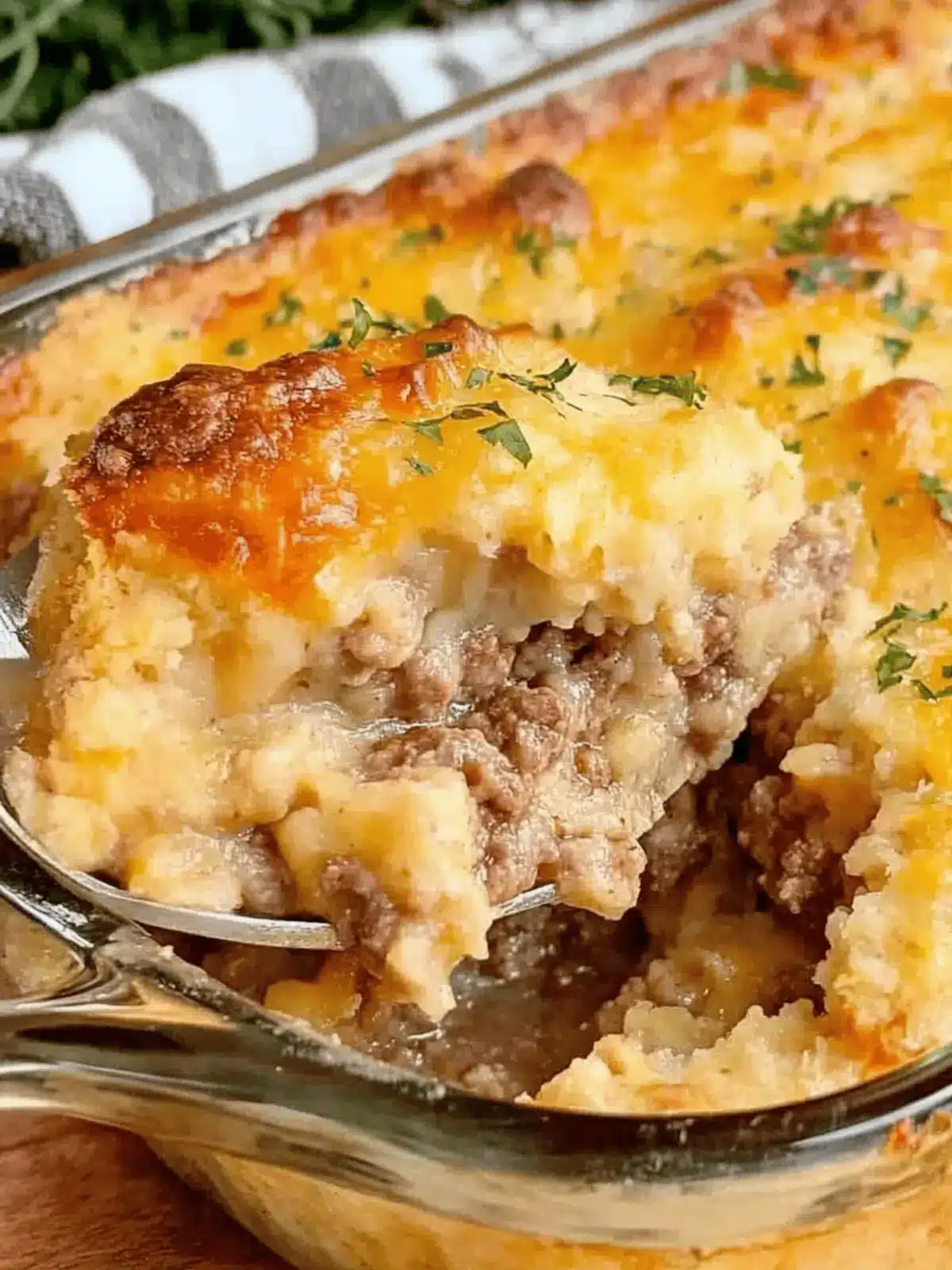 Cheddar Bay Ground Beef Cobbler: Comfort Food Heaven 2 Cheddar Bay Ground Beef Cobbler
