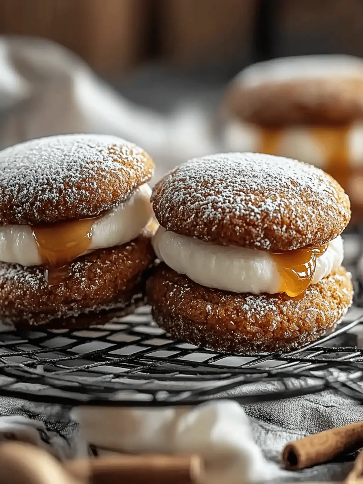 Delightful Apple Cider Whoopie Pie Cookies with Caramel Magic 4 Apple Cider Whoopie Pie Cookies with Caramel