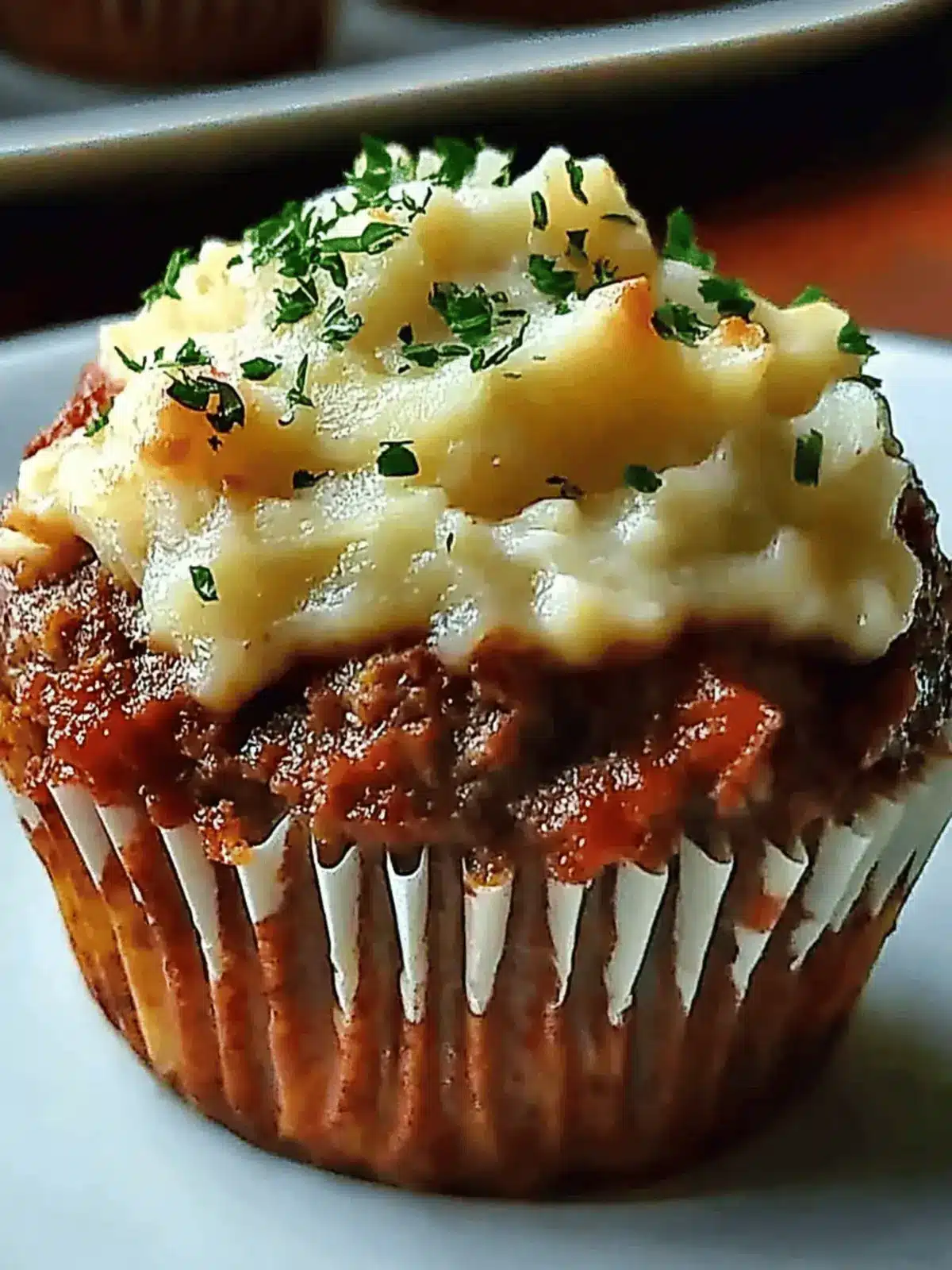 Savory Meatloaf Cupcakes with Potato: A Cozy Family Treat 5 Meatloaf Cupcakes with Potato