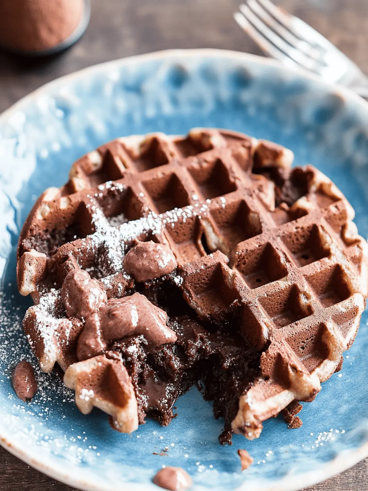 Irresistible Brownie Waffles: Guilt-Free Indulgence Awaits 3 Brownie Waffle