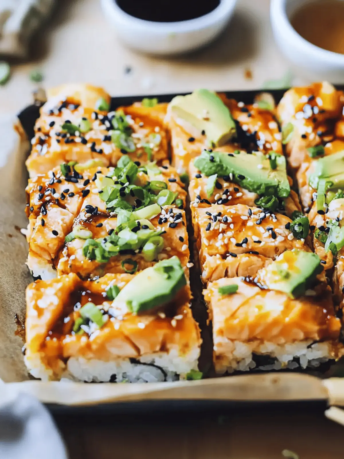 Easy Spicy Salmon Sushi Bake for Cozy Family Nights 2 Spicy Salmon Sushi Bake