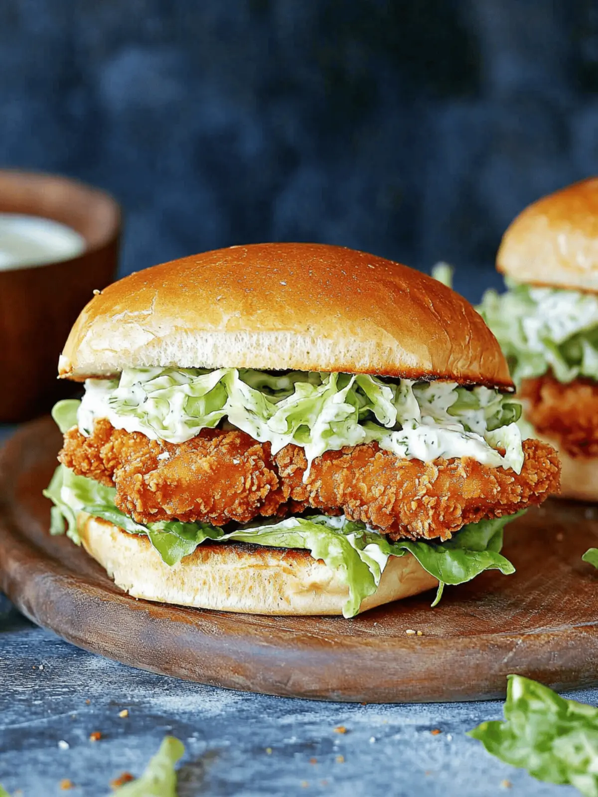 Crispy Chicken Caesar Sandwich You’ll Crave for Lunch 5 Crispy Chicken Caesar Sandwich