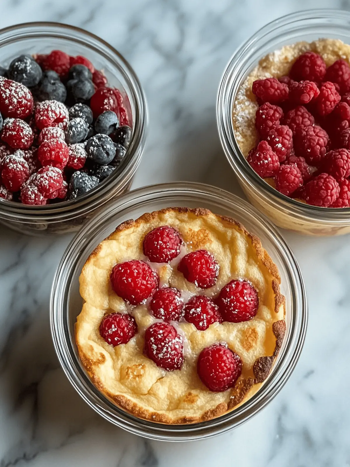 Baked Protein Pancake Bowls – Your Breakfast Game-Changer! 4 Baked Protein Pancake Bowls