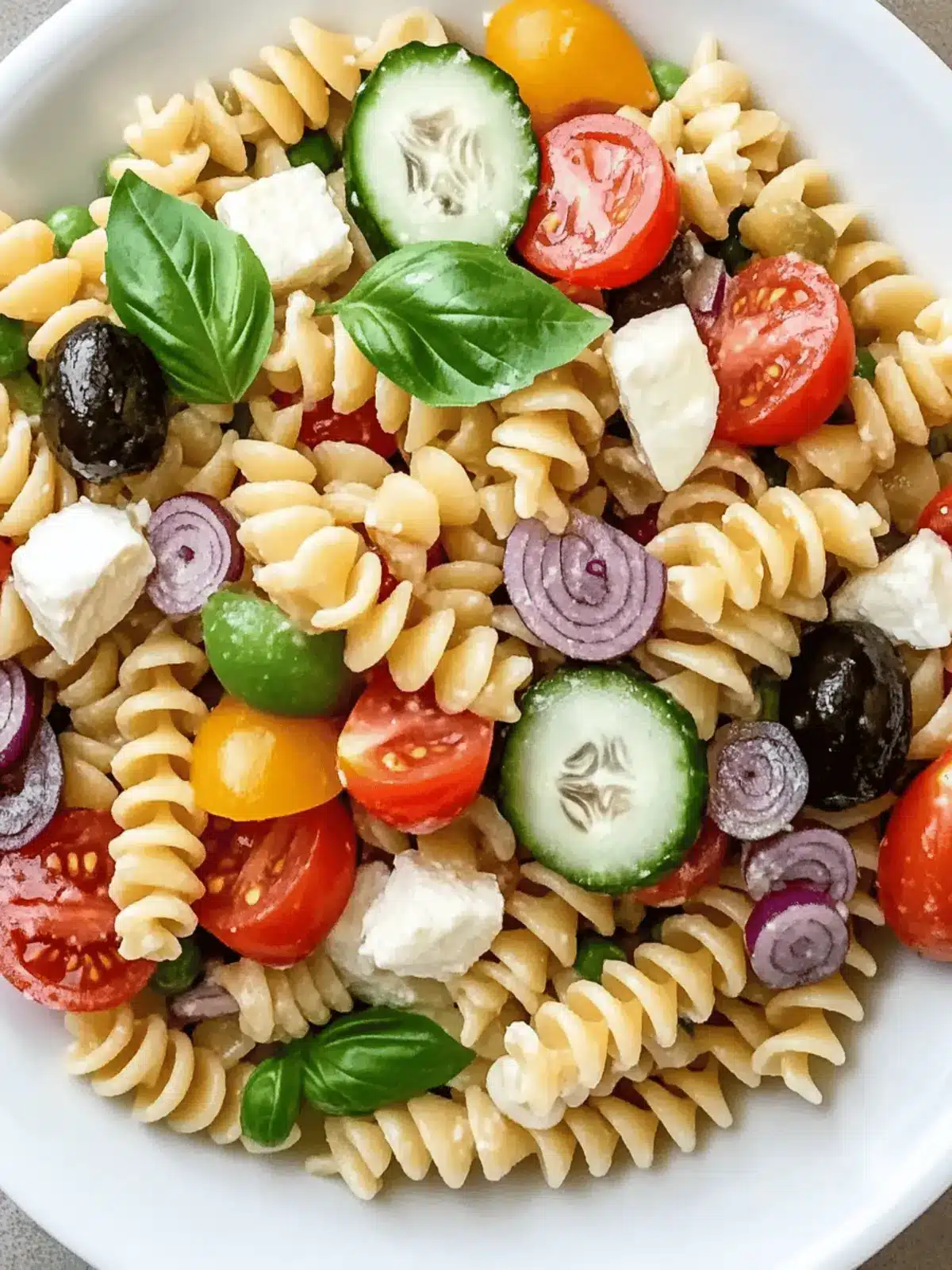 Irresistible Tri Color Pasta Salad That's Just Too Easy to Make 3 Tri Color Pasta Salad