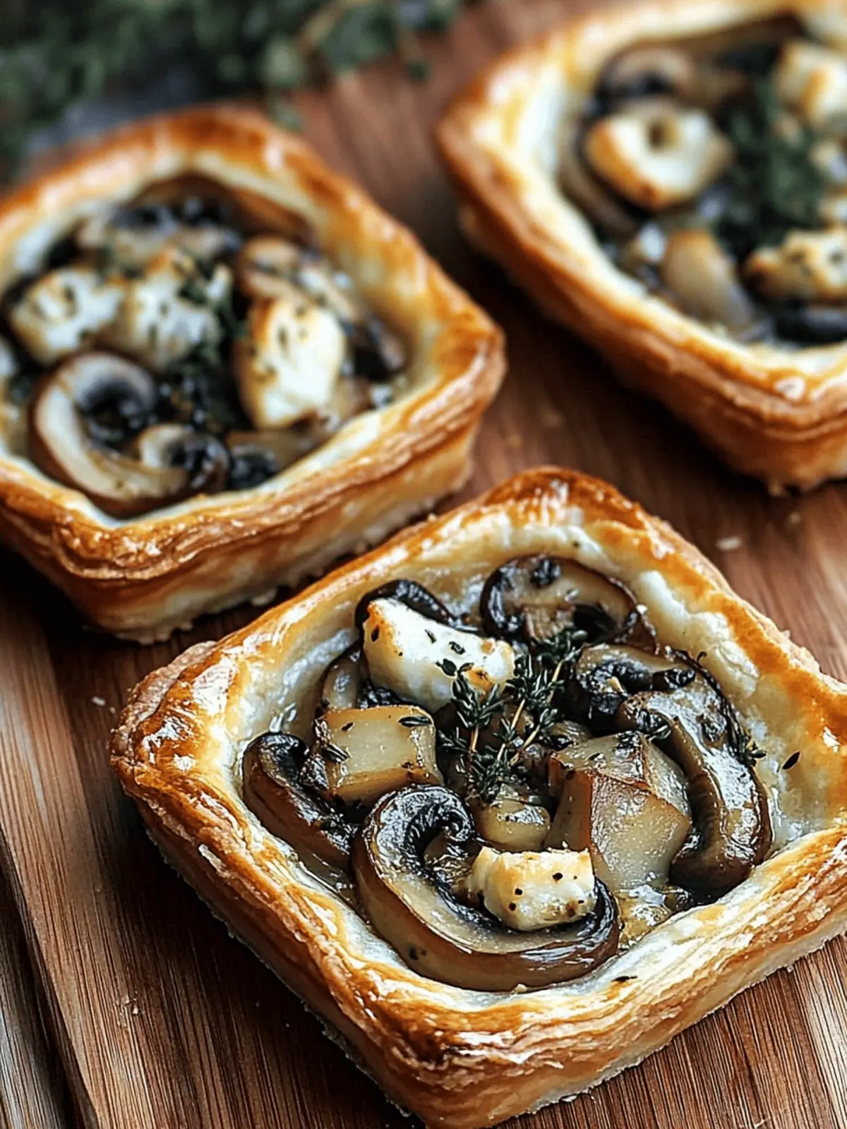 Mushroom Shallot Herbed Goat Cheese Tarts for Any Occasion 3 Mushroom Shallot Herbed Goat Cheese Tarts