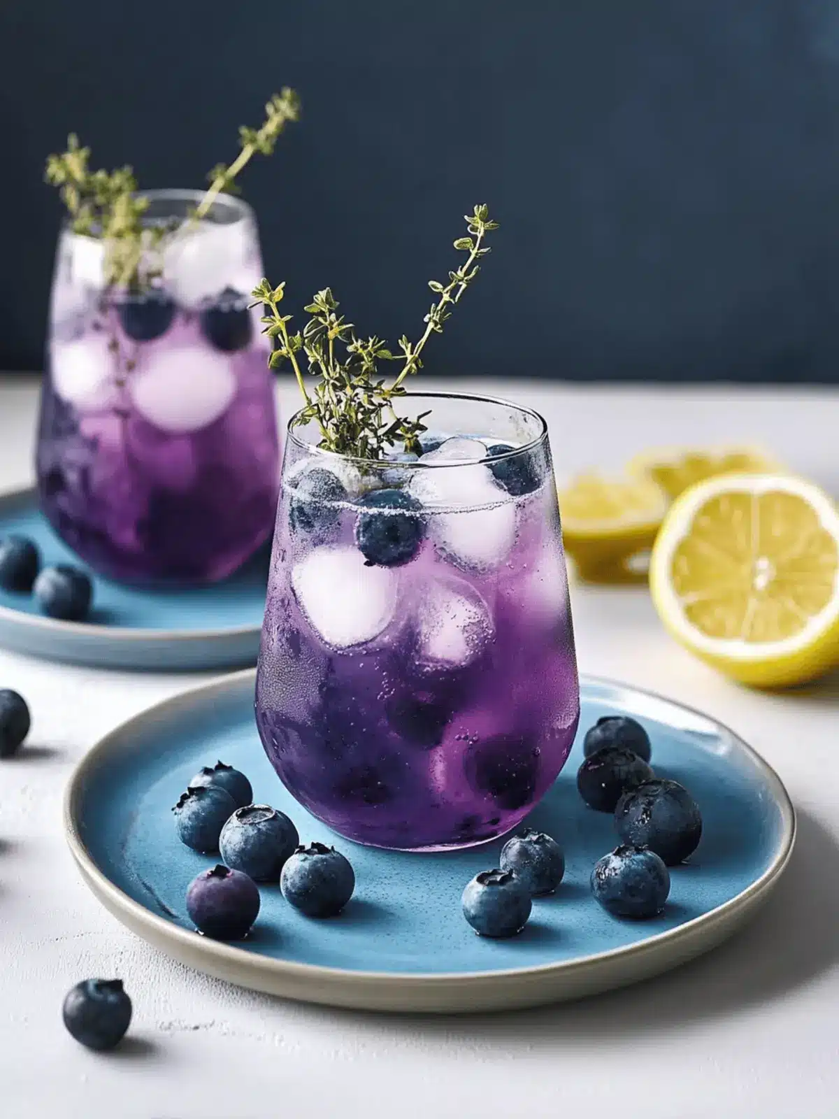 Blueberry Thyme Gin Fizz: Your Summer Sip of Happiness 4 Blueberry Thyme Gin Fizz