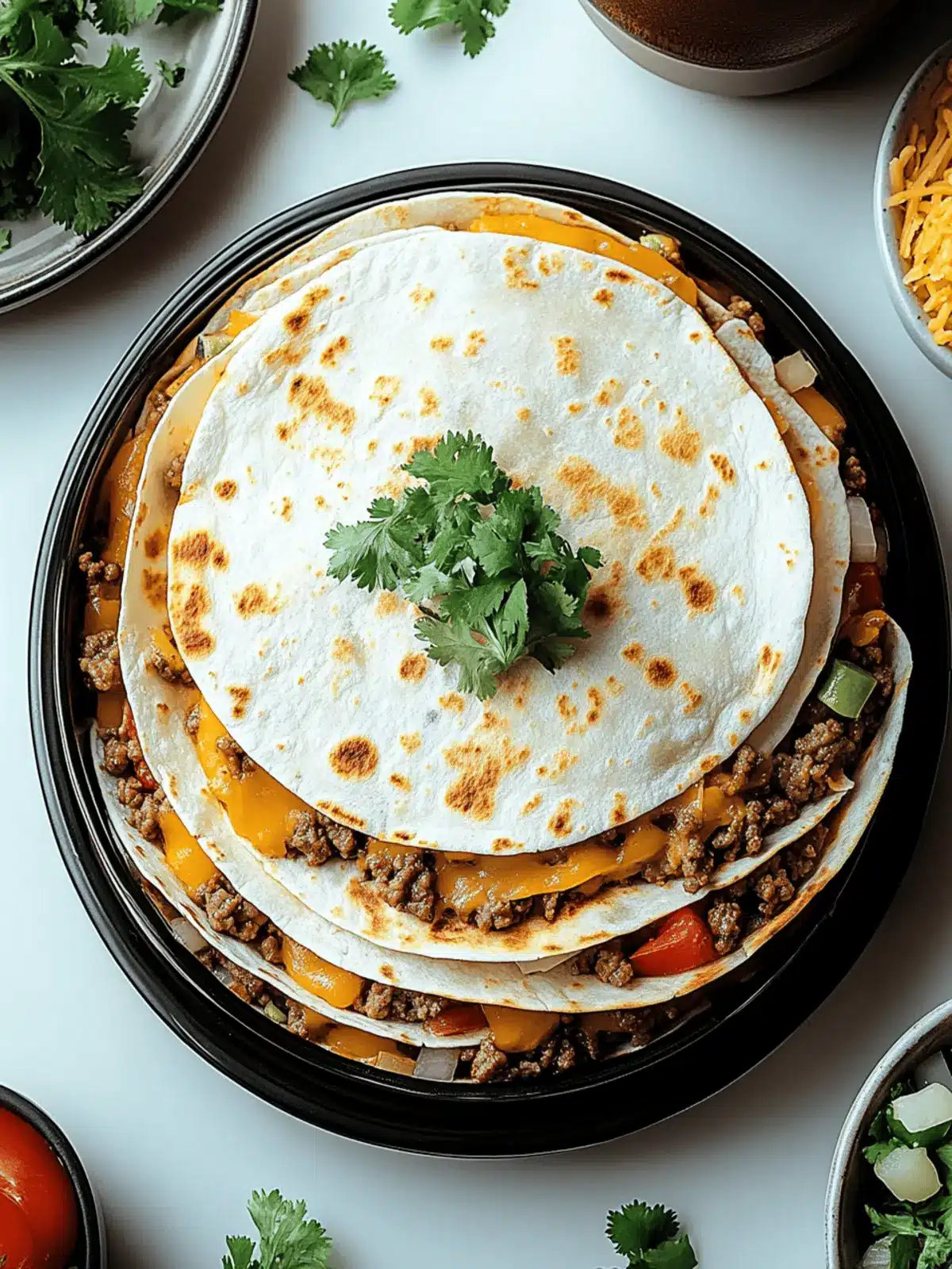 Savor Cheesy Ground Beef Quesadillas for Your Next Feast 3 Cheesy Ground Beef Quesadillas