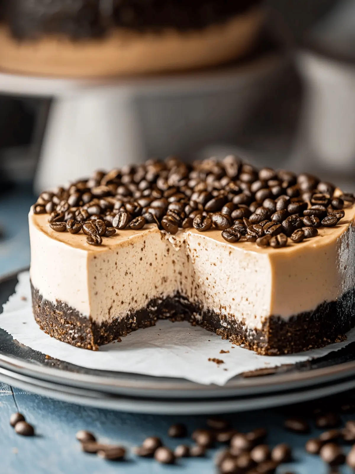 Irresistible Espresso Cheesecake: No-Bake Delight Awaits 4 Espresso Cheesecake
