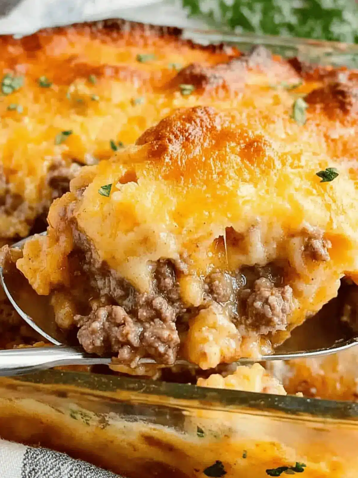 Cheddar Bay Ground Beef Cobbler: Comfort Food Heaven 5 Cheddar Bay Ground Beef Cobbler
