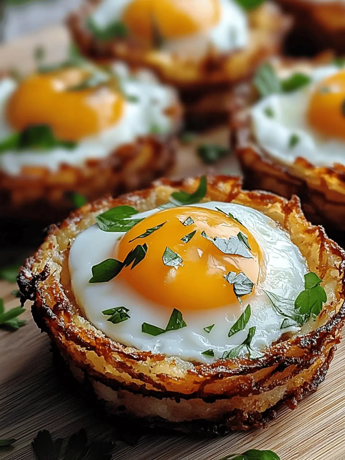 Eggs in Crispy Hash Brown Baskets: Your New Breakfast Obsession 4 Eggs in Crispy Hash Brown Baskets
