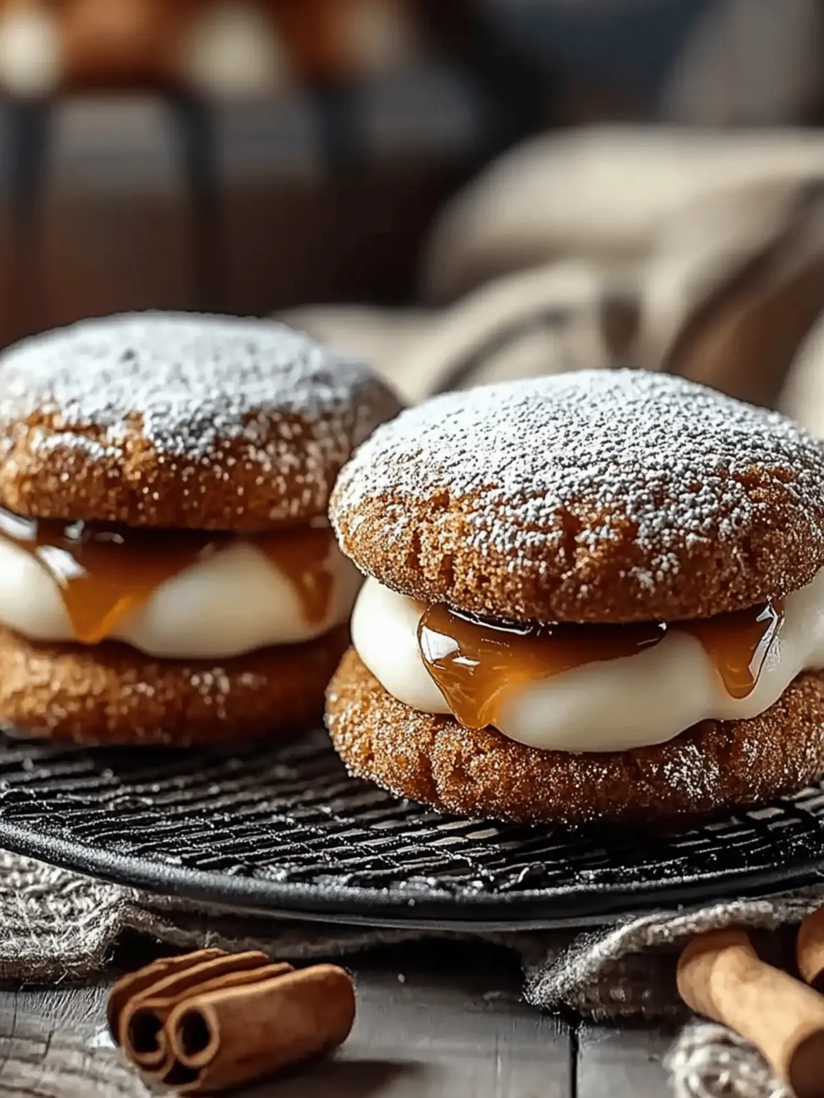 Delightful Apple Cider Whoopie Pie Cookies with Caramel Magic 5 Apple Cider Whoopie Pie Cookies with Caramel