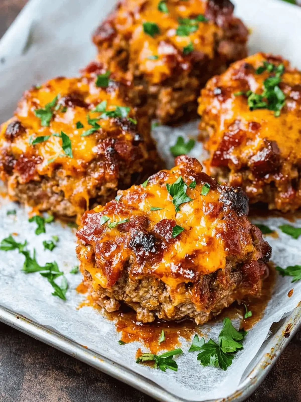 Mini BBQ Bacon Cheddar Meatloaf for Easy Family Comfort 4 Mini BBQ Bacon Cheddar Meatloaf